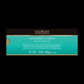 Zestaw Richmont Peppermint Green 12 Saszetek + Szklanka Richmont Ice