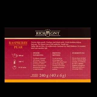 Richmont Raspberry Pear 40 Saszetek