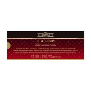 Richmont - Herbata Owocowo-Ziołowa Rum Cherry - 12 Saszetek