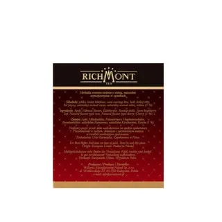 Richmont - Herbata Owocowo Ziołowa Rum Cherry - 40 Saszetek