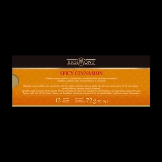 Richmont Spicy Cinnamon 12 Saszetek + Szklanka Hot Winter