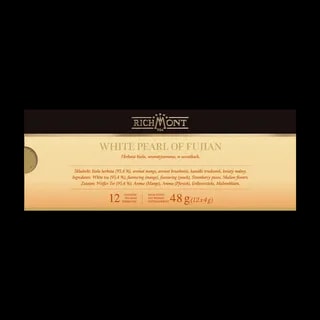 Richmont White Pearl of Fujian 12 Saszetek + Szklanka Hot Winter