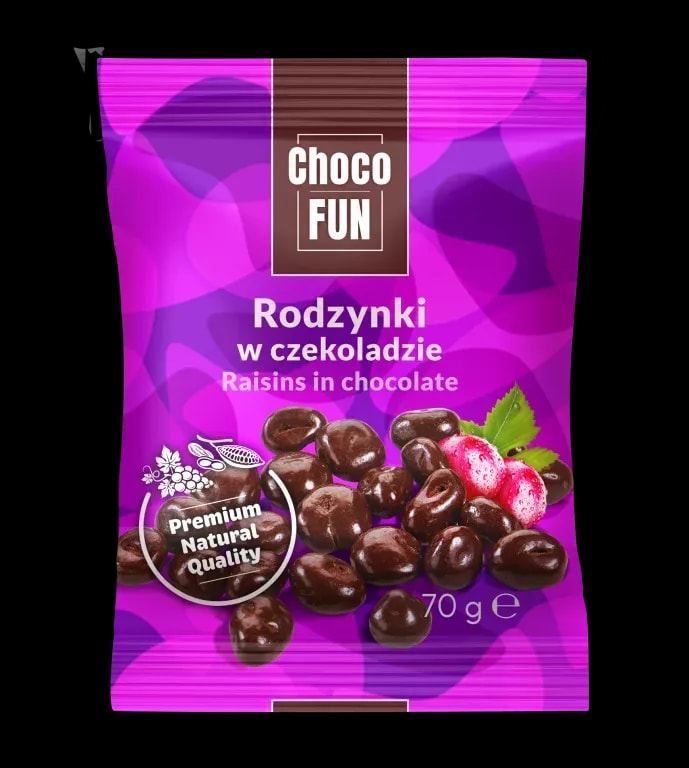 Eurohansa - Rodzynki w Czekoladzie Deserowej - 70g