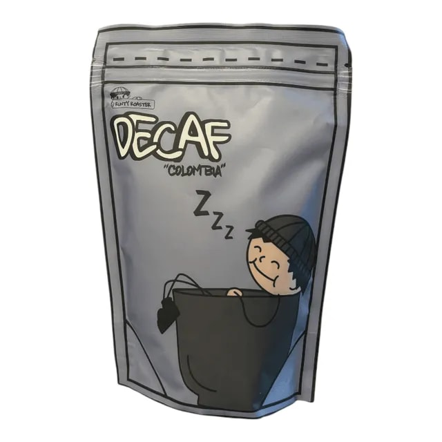 Runty Roaster - Kolumbia Sugar Cane Decaf Omniroast - kawa ziarnista bezkofeinowa 250 g
