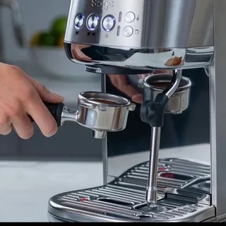 SAGE SES500BSS - The Bambino™ Plus Srebrny - Ekspres Kolbowy