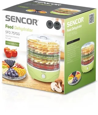 SENCOR - Suszarka do Żywności 5 TAC SFD 757GG - 250W