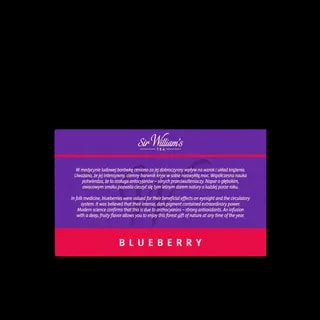 Owocowo-Ziołowa Herbatka Sir William's Tea Blueberry 50 Saszetek