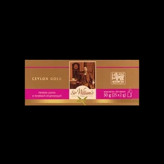 Sir William's Tea Ceylon Gold 25 Torebek
