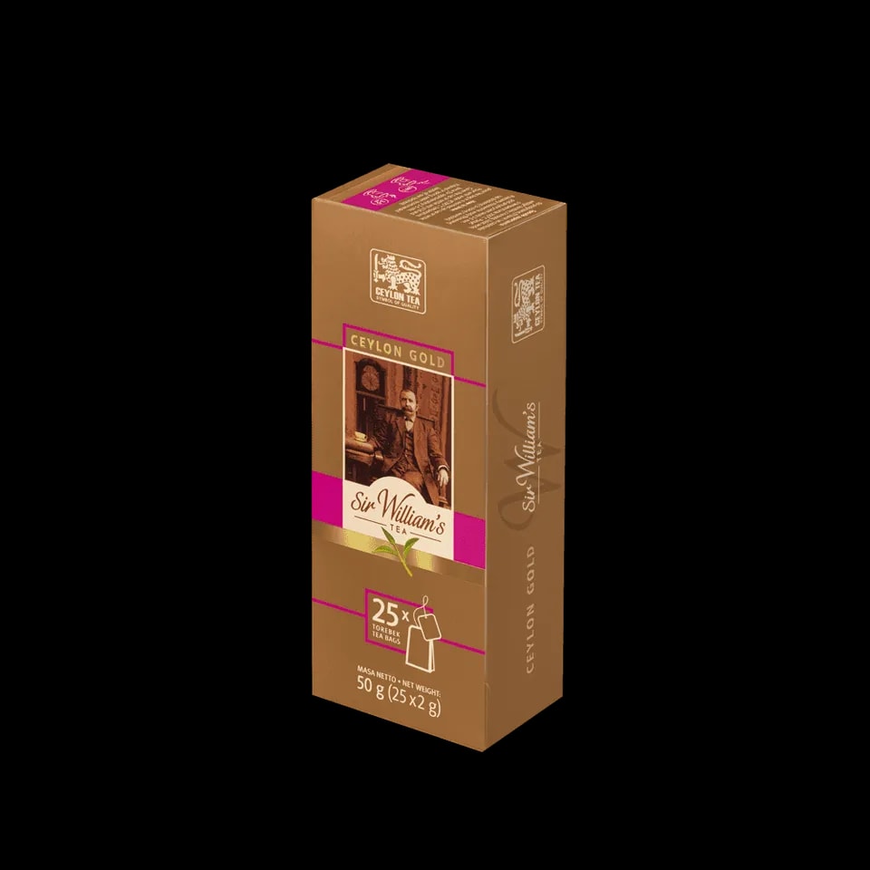 Sir William's Tea Ceylon Gold 25 Torebek