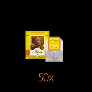 Owocowo-ziołowa Herbata Sir William's Tea Citrus Ginger 50 Saszetek