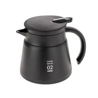 Hario Insulated Stainless Steel Server V60-02 Czarny - 600ml