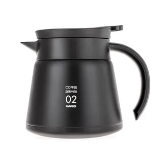 Hario Insulated Stainless Steel Server V60-02 Czarny - 600ml