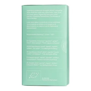 Teministeriet - Supertea Cinnamon Ginger Detox - Herbata 20 Torebek