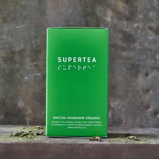 Teministeriet - Supertea Matcha Mandarin Organic - Herbata 20 Torebek