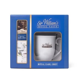 Zestaw Porcelanowy Sir William's & 12 Herbat ROYAL EARL GREY