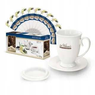 Zestaw Porcelanowy Sir William's & 12 Herbat ROYAL EARL GREY