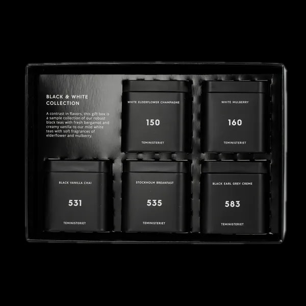 Zestaw herbat Teministeriet Black & White Collection