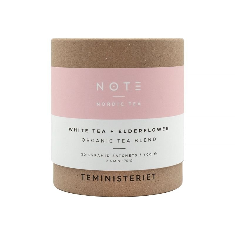 Teministeriet - NOTE White Tea Elderflower Organic - Herbata Biała 20 Torebek