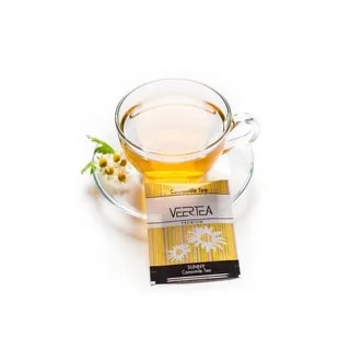 VEERTEA Sunny Camomile - herbata rumianek w saszetkach / kopertkach - 100 torebek