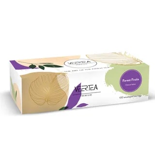 VEERTEA Amazing Forest Fruits - herbata owoce leśne w saszetkach / kopertkach - 100 torebek