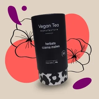 Vegan Tea - Czarna Malwa - Herbata Czarna 80g