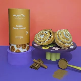 Vegan Tea - Figowy Cynamon - Herbata Owocowa 80g