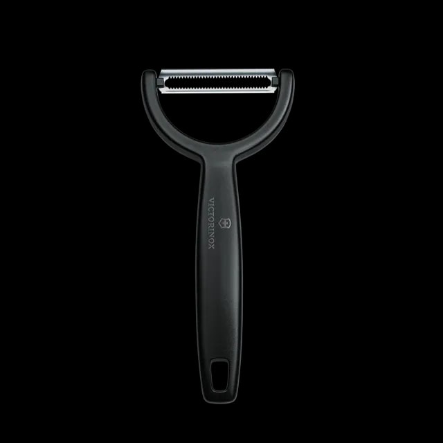 Victorinox Obieraczka YPSO Ząbkowane Ostrze Poziome Czarna 6.0963.3