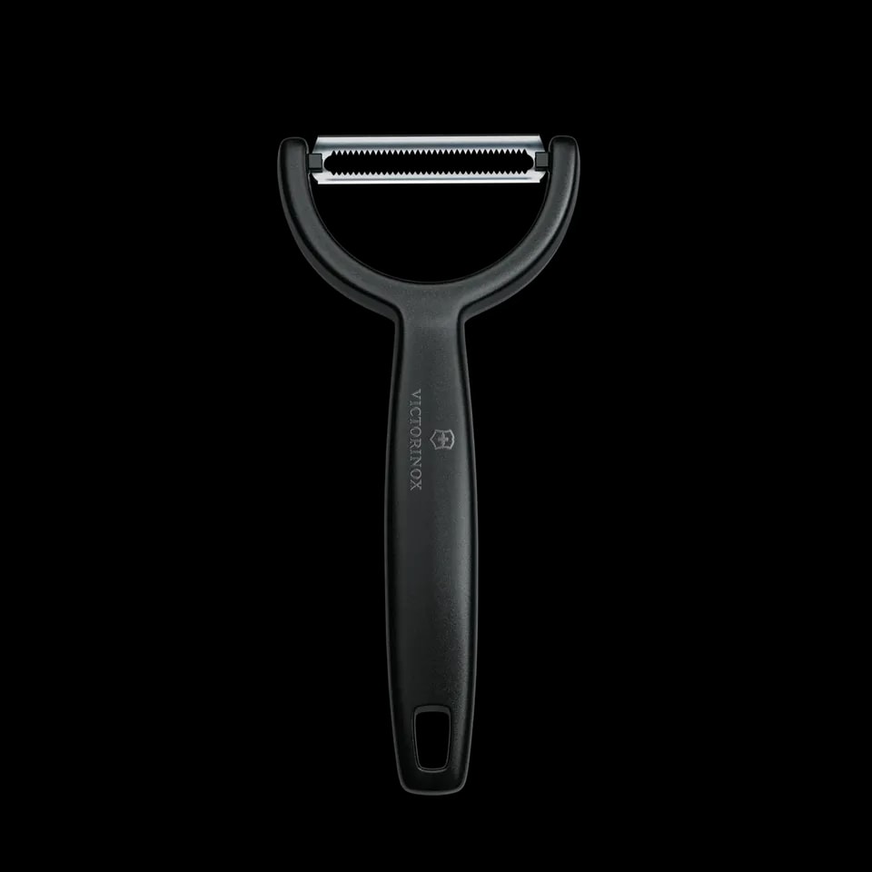 Victorinox Obieraczka YPSO Ząbkowane Ostrze Poziome Czarna 6.0963.3