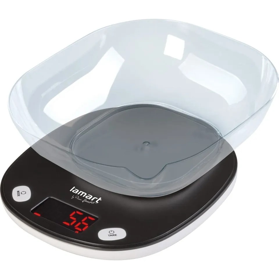 Lamart - Waga kuchenna z wyświetlaczem LCD i miską - PEZO LT7069