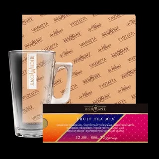 Richmont Fruit Tea Mix 12 Saszetek + Szklanka Hot Winter