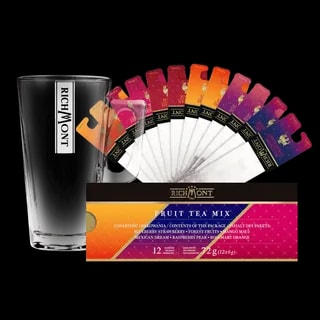 Richmont Fruit Tea Mix 12 Saszetek + Szklanka Hot Winter