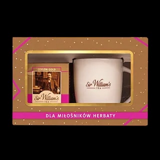 Zestaw Sir William's Tea 15 Herbat Ceylon Gold Z Kubkiem Porcelanowym