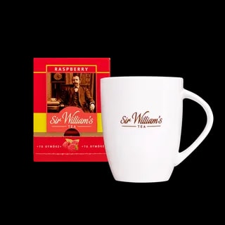 Zestaw Sir William's Tea 15 Herbat Raspberry Z Kubkiem Porcelanowym