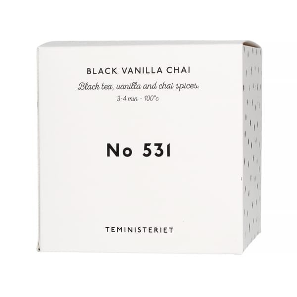 Teministeriet - 531 Black Vanilla Chai - Herbata Sypana 100g Opakowanie Uzupełniające