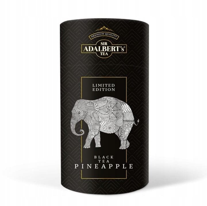 ADALBERT'S BLACK TEA PINEAPPLE LIŚCIASTA 100G