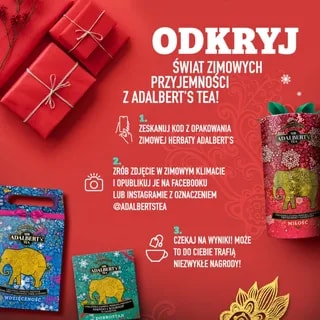 Zimowa Herbata Earl Grey Adalbert's Tea EMOCJE WDZIĘCZNOŚĆ 50 g
