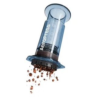 AeroPress Clear Blue - Zaparzacz do kawy niebieski