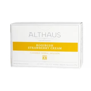 Althaus - Rooibush Strawberry Cream Deli Pack - Herbata 20 saszetek