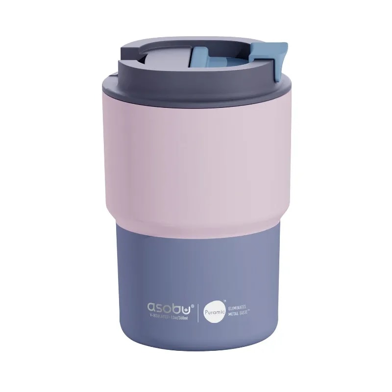 Asobu - Mini Pick Me Up Pastelowy Różowy - Kubek Termiczny 360 ml