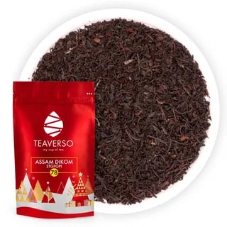 Zimowa Herbata Czarna Teaverso Assam Dikom STGFOPI 100g