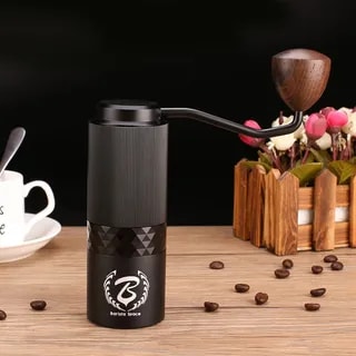 Barista Space - Premium - Młynek ręczny czarny