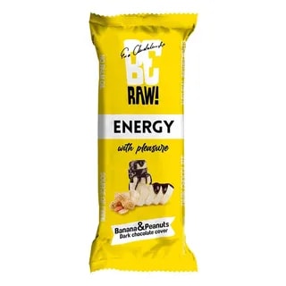 BeRAW! Energy Baton Energetyczny Banana&Peanuts Banan Orzechy 40 g