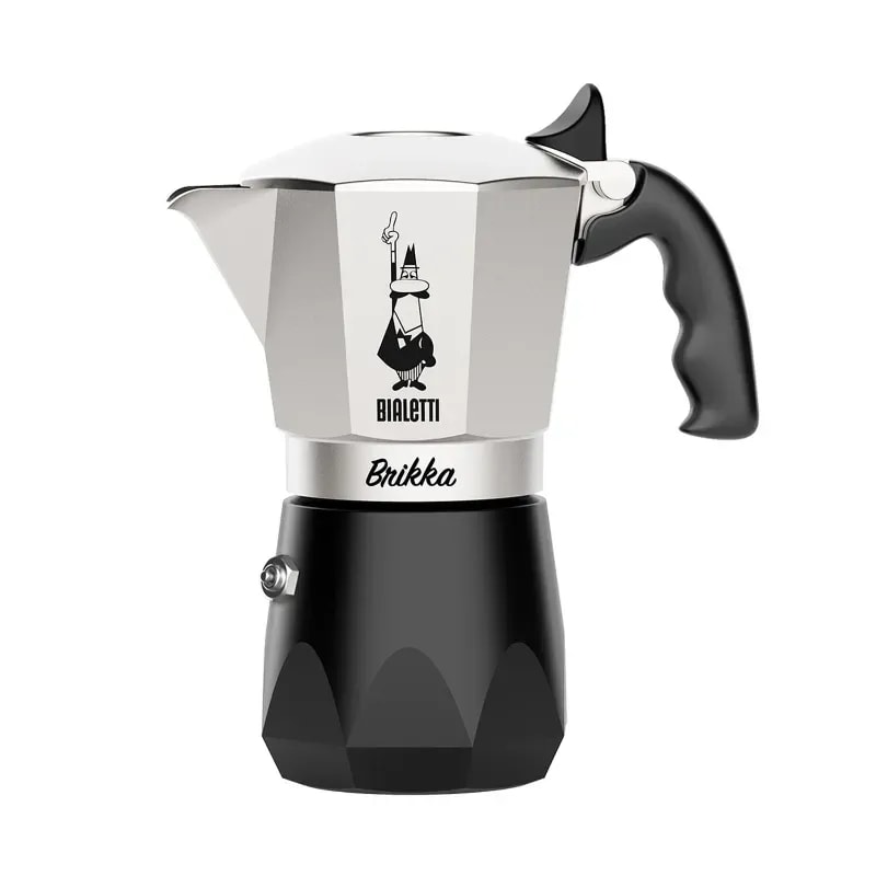 Bialetti Brikka to elegancki ekspres do kawy, który pozwala na przygotowanie doskonałej włoskiej kawy w domowym zaciszu. Wykonany z wysokiej jakości materiałów, idealny do miłośników aromatycznych naparów i akcesoriów do parzenia kawy.