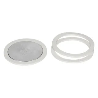 Bialetti - Uszczelka (3 szt.) + sitko do kawiarek aluminiowych Bialetti 12tz