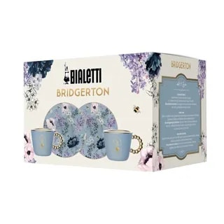 Bialetti - Zestaw 2 Filiżanek Ze Spodkami Do Espresso Bridgerton