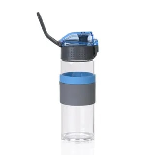 Butelka Szklana Casno Cross 500 ml Niebieska