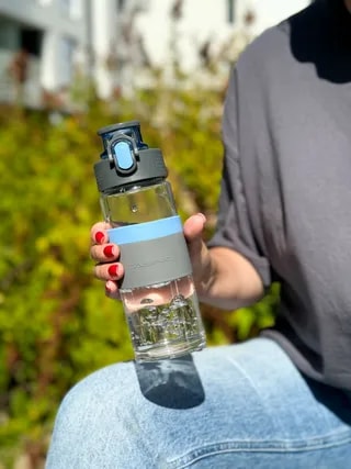 Butelka Szklana Casno Cross 500 ml Niebieska