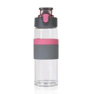 Butelka Szklana Casno Cross 500 ml Różowa