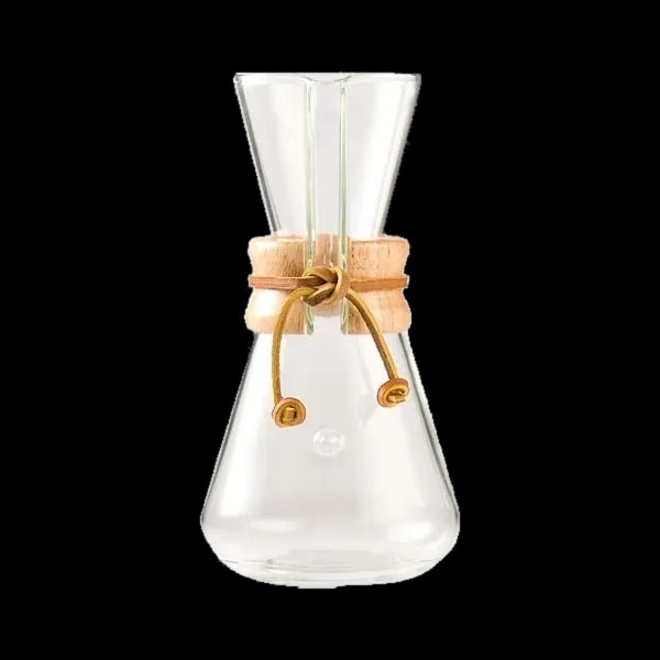 Klasyczny zaparzacz do kawy Chemex o pojemności 3 filiżanek, wykonany z eleganckiego szkła, z drewnianą obwódką i skórzanym paskiem. Idealny do parzenia kawy metodą przelewową, zapewniając subtelny, klarowny smak naparu. Select 68 more words to run Humanizer. Powiedziałeś(-aś):