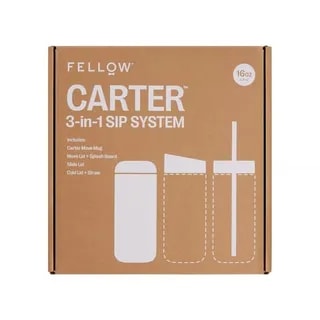 Fellow - Carter Move Mug 3 w 1 - Kubek termiczny - Biały 473 ml